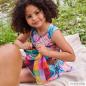 Preview: Polyesterstoff Fabric Multicolor Karomuster